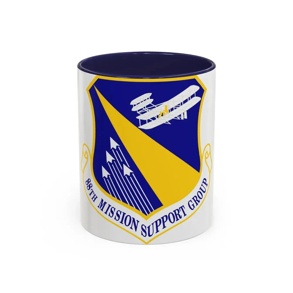 88th Mission Support Group (U.S. Air Force) Accent Coffee Mug 11oz Navy - Go Mug Yourself