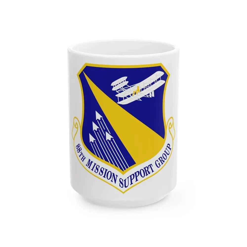 88th Mission Support Group (U.S. Air Force) White Coffee Mug 15oz - Go Mug Yourself