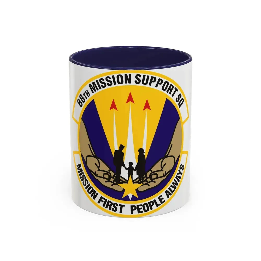 88th Mission Support Squadron (U.S. Air Force) Accent Coffee Mug 11oz Navy - Go Mug Yourself