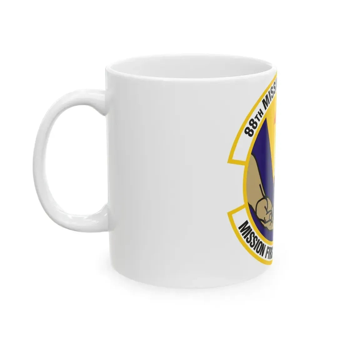 88th Mission Support Squadron (U.S. Air Force) White Coffee Mug - Go Mug Yourself
