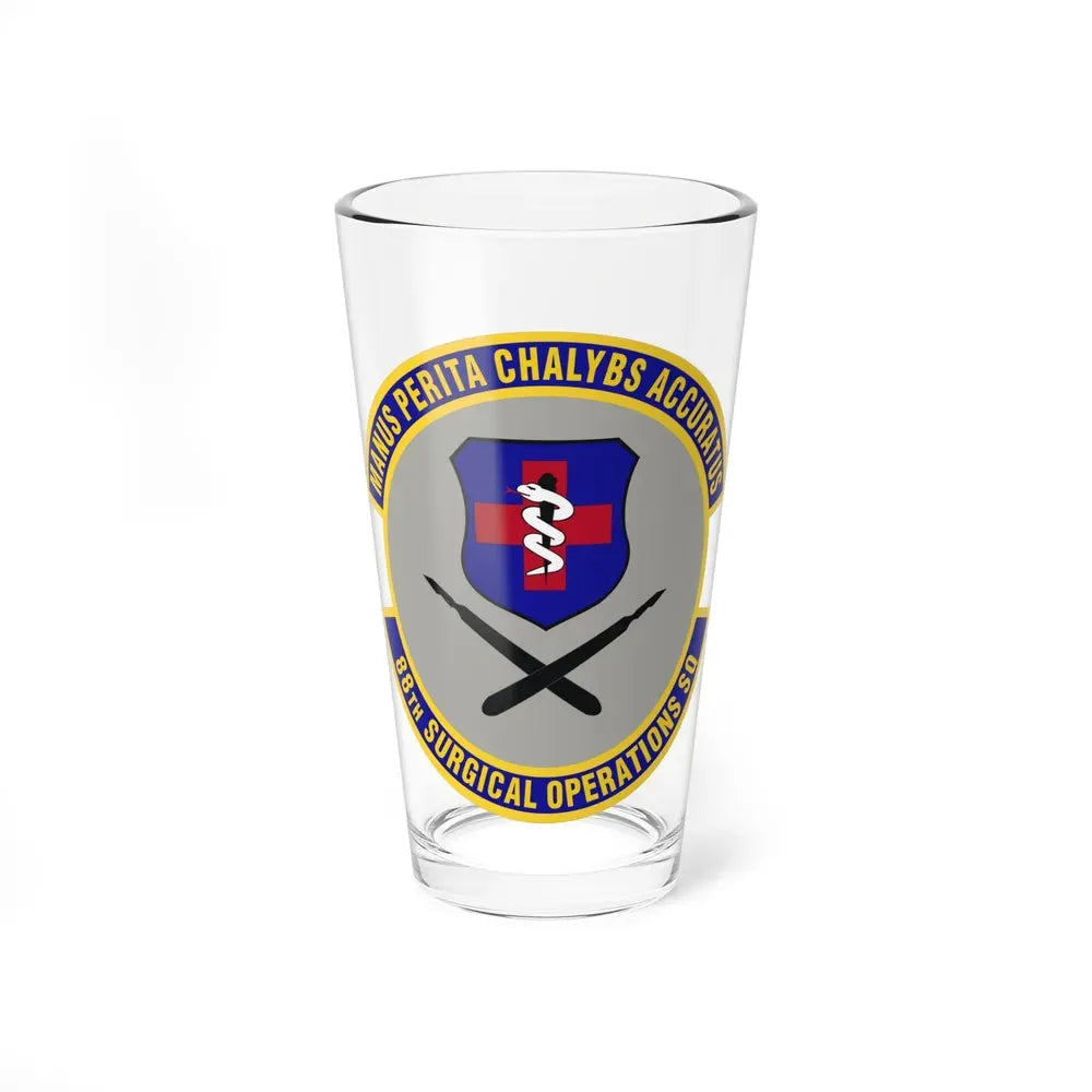 88th Surgical Operations Squadron (U.S. Air Force) Pint Glass 16oz 16oz - Go Mug Yourself