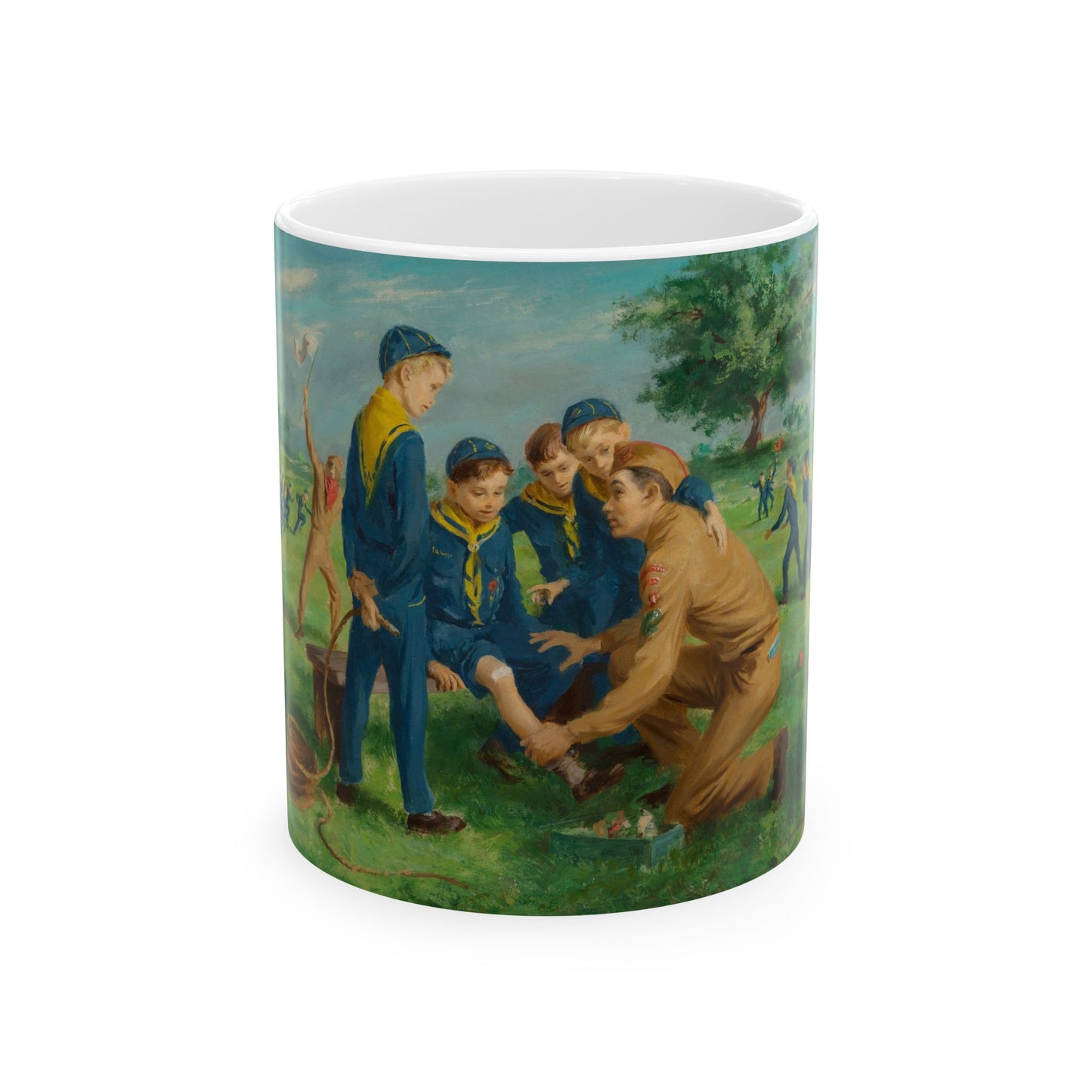Boy Scouts - A Learning Opportunity - White Coffee Mug