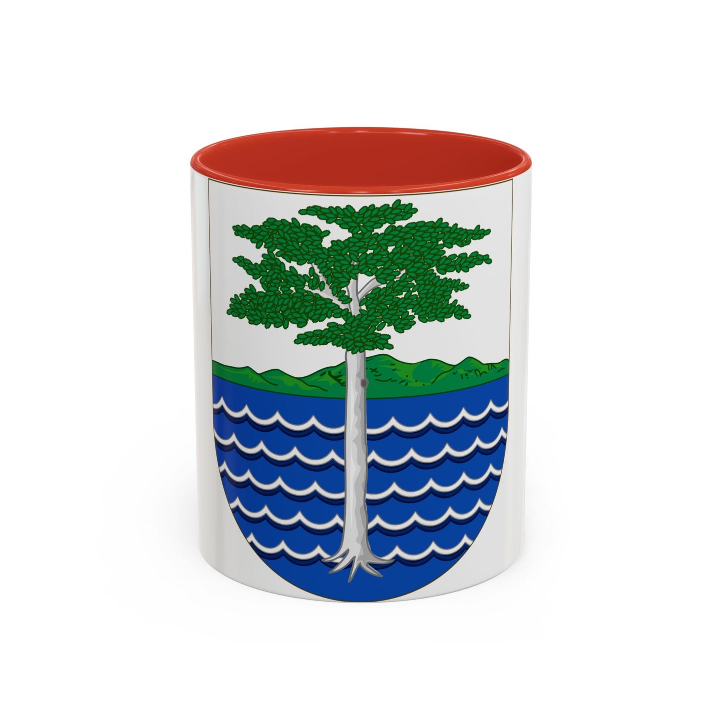 Coat of Arms of the Portuguese and Spanish Guinea - Accent Coffee Mug