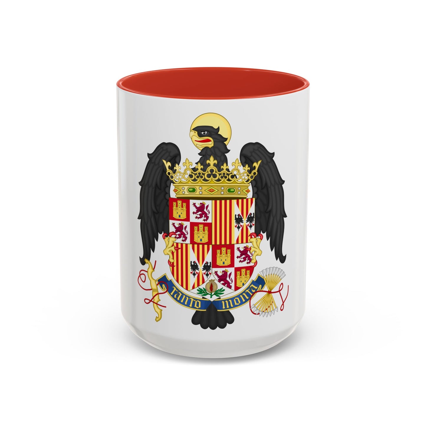 Coat of Arms of Queen Isabella of Castile (1492-1504) - Accent Coffee Mug
