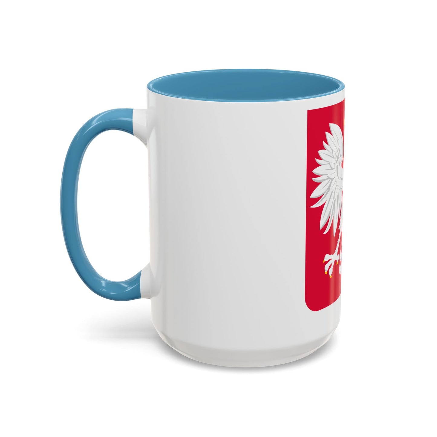 Coat of arms of Poland (1980-1990) - Accent Coffee Mug
