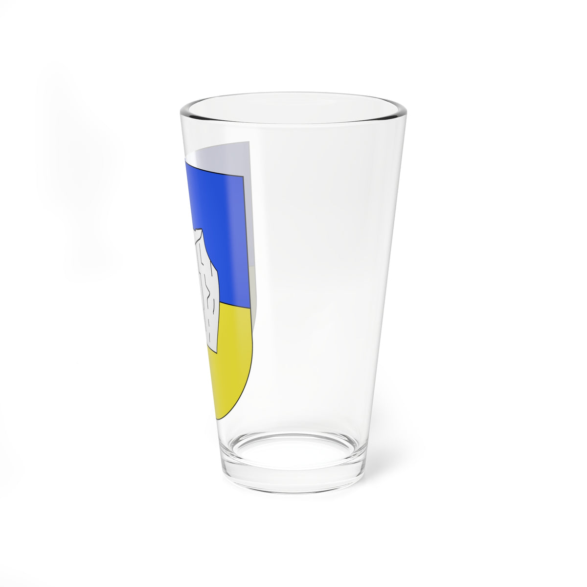 Pierrafortscha-coat of arms (Switzerland) (Coat of Arms) Pint Glass 16oz