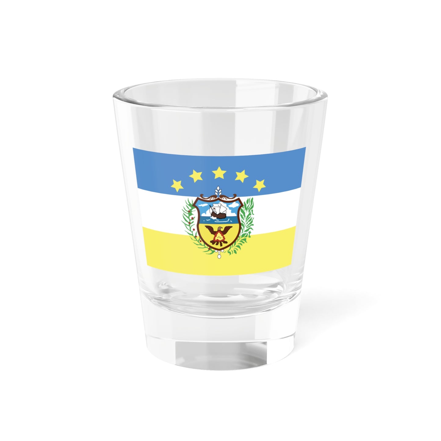 Bandera de la Provincia de Colon-Panama (Panama) Shot Glass 1.5oz