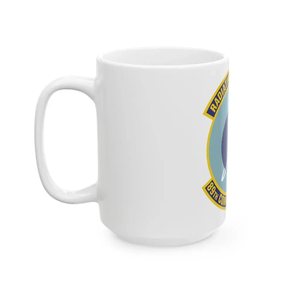 89th Communications Squadron (U.S. Air Force) White Coffee Mug - Go Mug Yourself