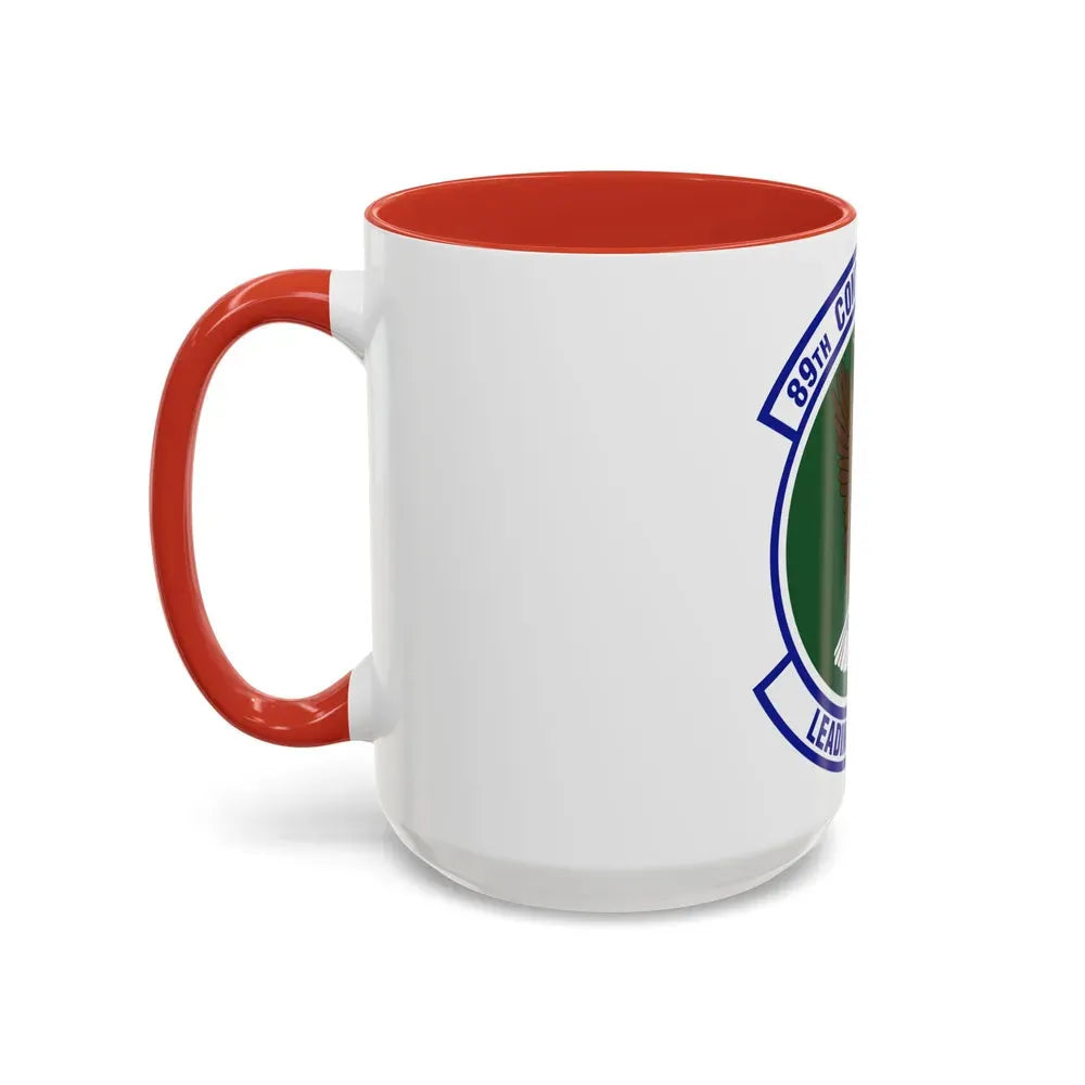 89th Contracting Squadron (U.S. Air Force) Accent Coffee Mug - Go Mug Yourself
