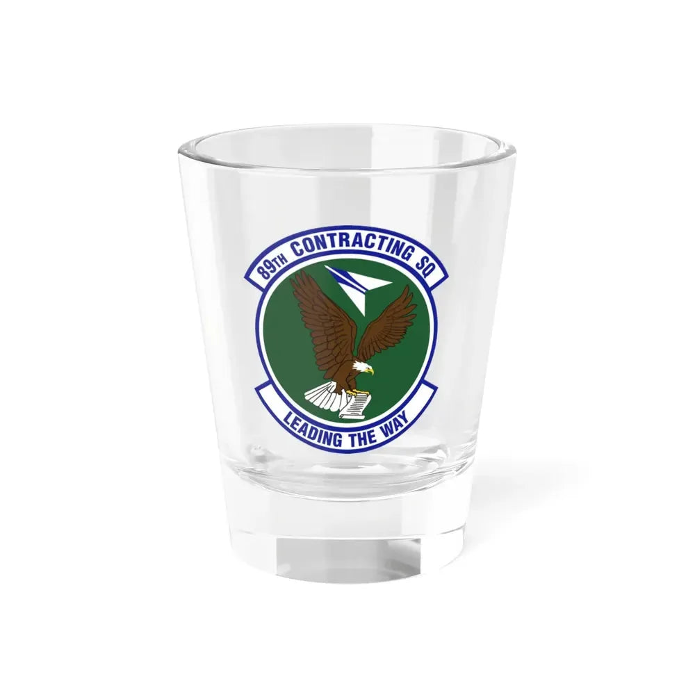 89th Contracting Squadron (U.S. Air Force) Shot Glass 1.5oz 1.5oz - Go Mug Yourself