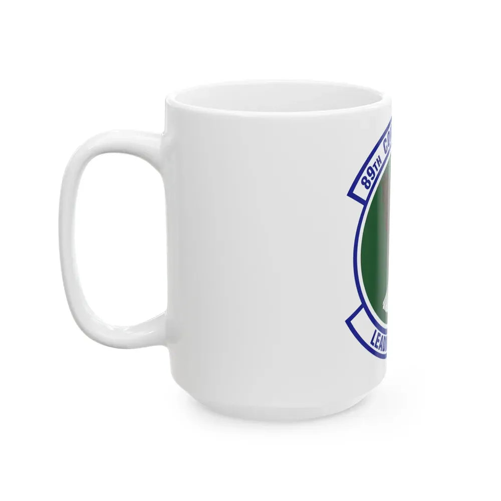 89th Contracting Squadron (U.S. Air Force) White Coffee Mug - Go Mug Yourself