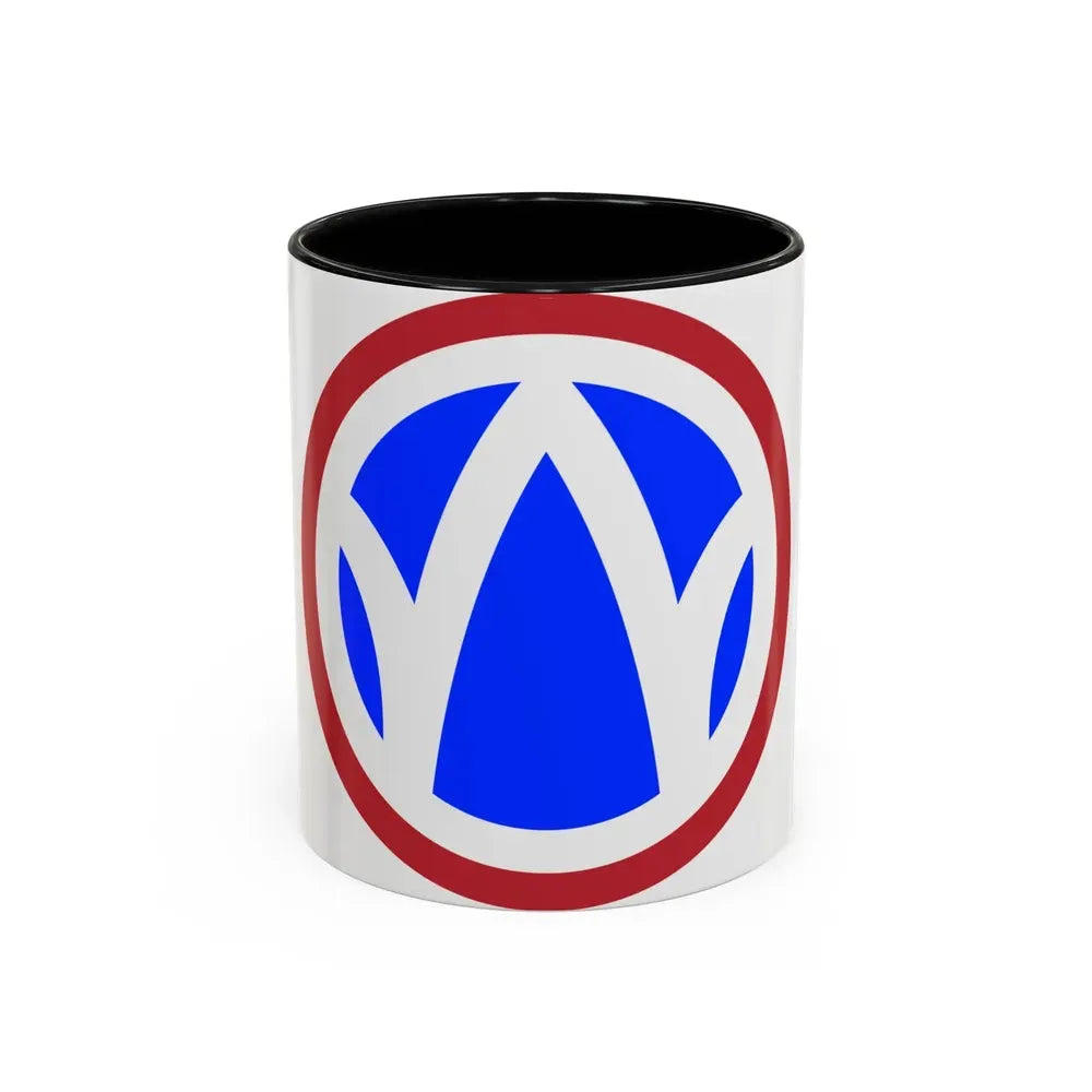 89th Regional Readiness Command SSI (U.S. Army) Accent Coffee Mug 11oz Black - Go Mug Yourself