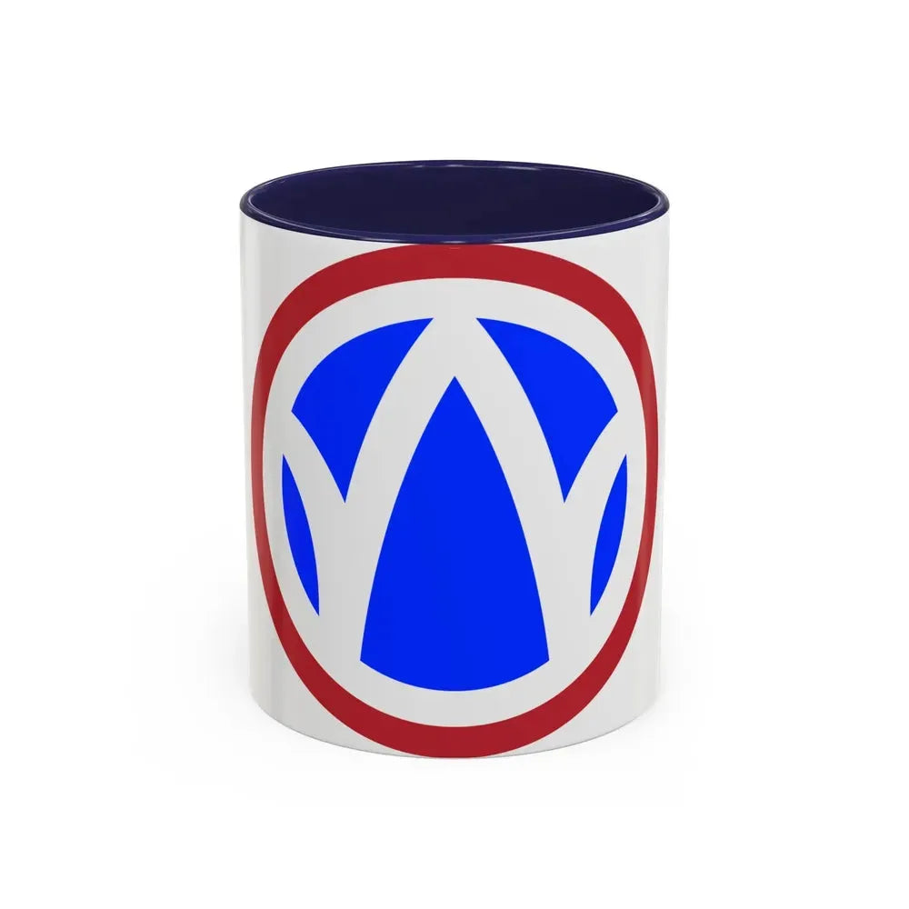 89th Regional Readiness Command SSI (U.S. Army) Accent Coffee Mug 11oz Navy - Go Mug Yourself