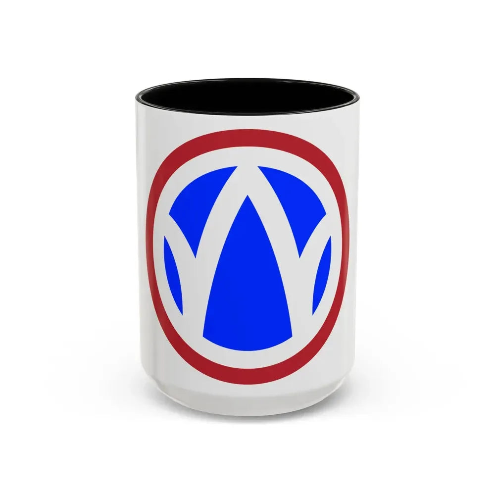 89th Regional Readiness Command SSI (U.S. Army) Accent Coffee Mug 15oz Black - Go Mug Yourself