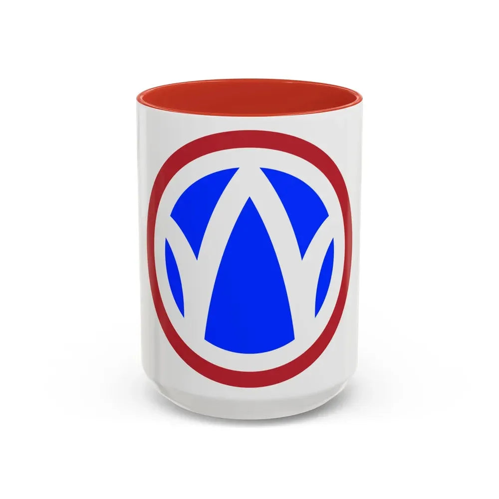 89th Regional Readiness Command SSI (U.S. Army) Accent Coffee Mug 15oz Red - Go Mug Yourself