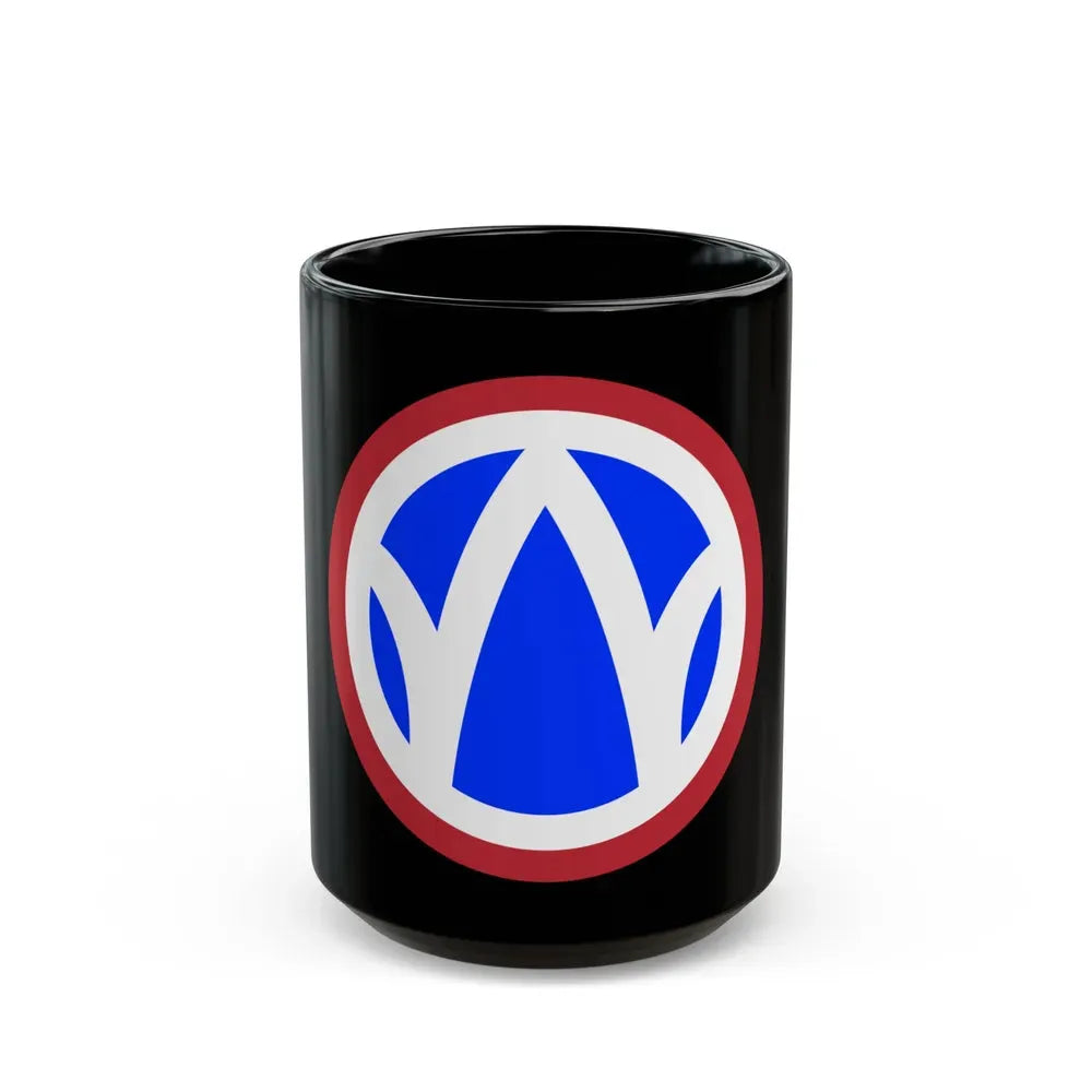 89th Regional Readiness Command SSI (U.S. Army) Black Coffee Mug 15oz - Go Mug Yourself