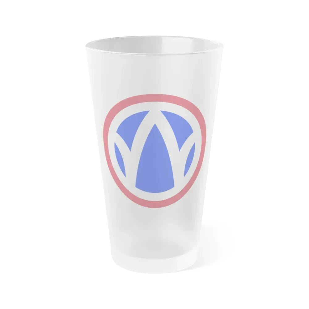 89th Regional Readiness Command SSI (U.S. Army) Frosted Pint Glass 16oz Default Title - Go Mug Yourself
