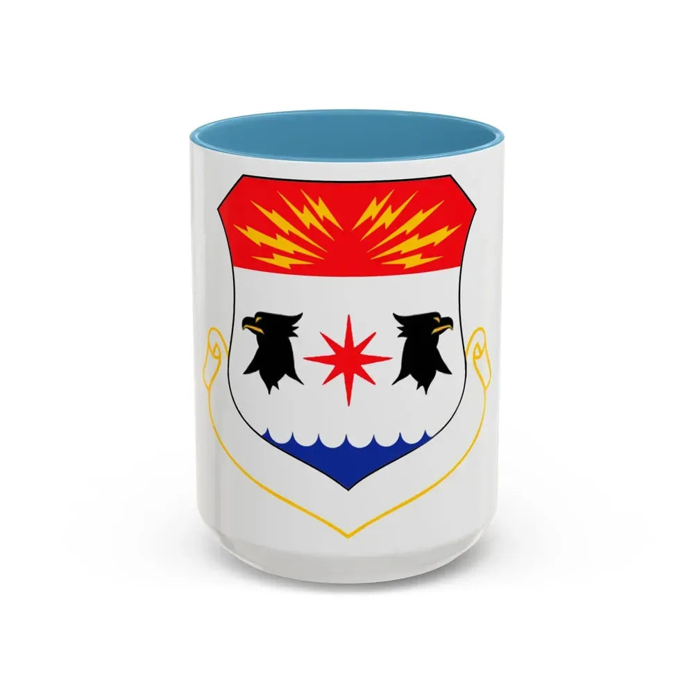 8th Air Division (U.S. Air Force) Accent Coffee Mug 15oz Light Blue - Go Mug Yourself
