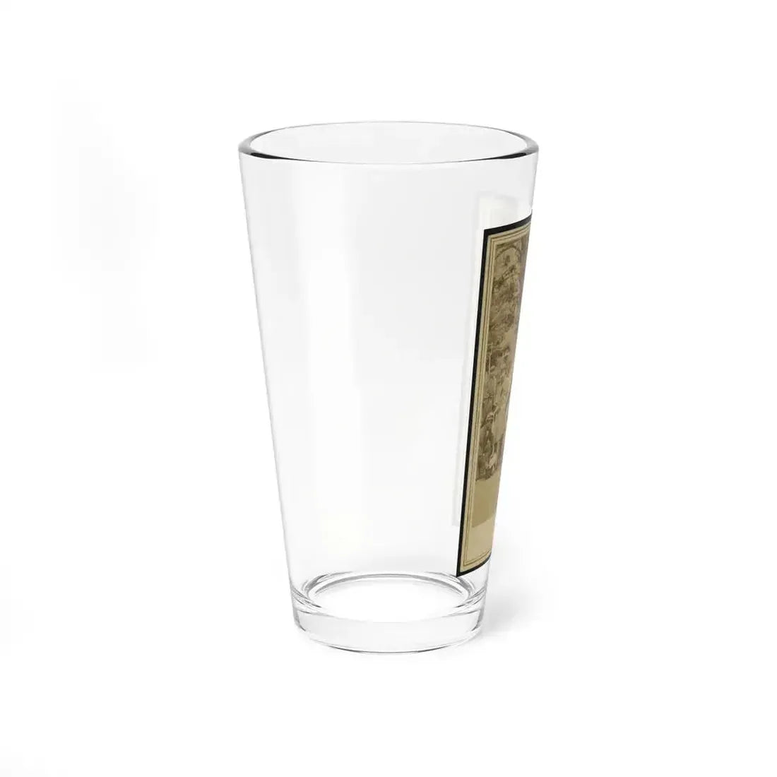 8th Company Soldiers At A Military Camp, Possibly In Washington, D.C. (U.S. Civil War) Pint Glass 16oz - Go Mug Yourself