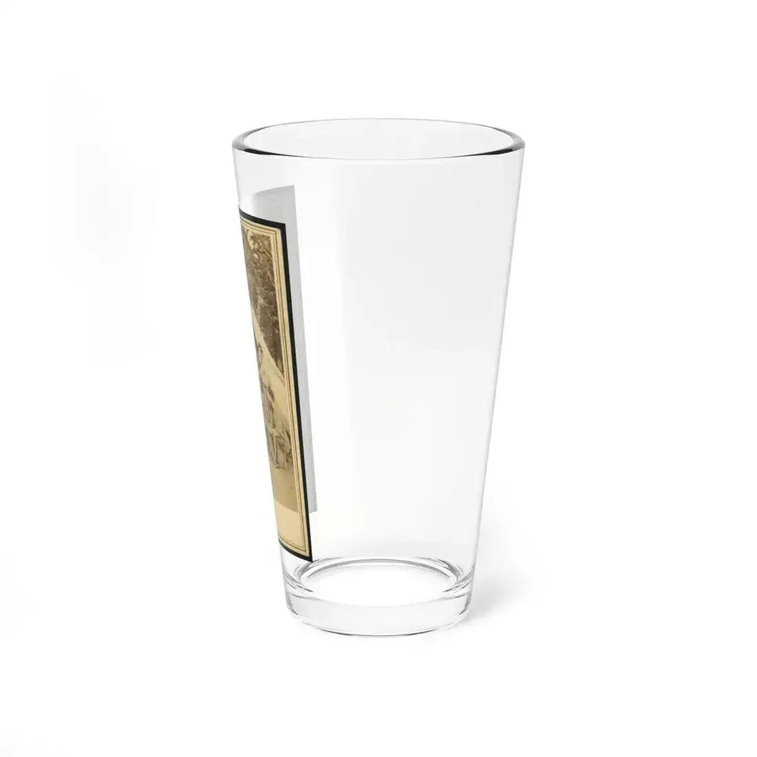 8th Company Soldiers At A Military Camp, Possibly In Washington, D.C. (U.S. Civil War) Pint Glass 16oz - Go Mug Yourself