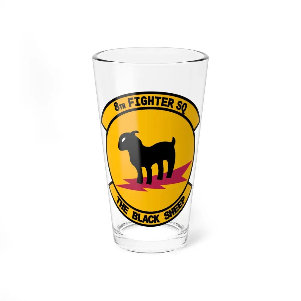 8th Fighter Squadron (U.S. Air Force) Pint Glass 16oz 16oz - Go Mug Yourself