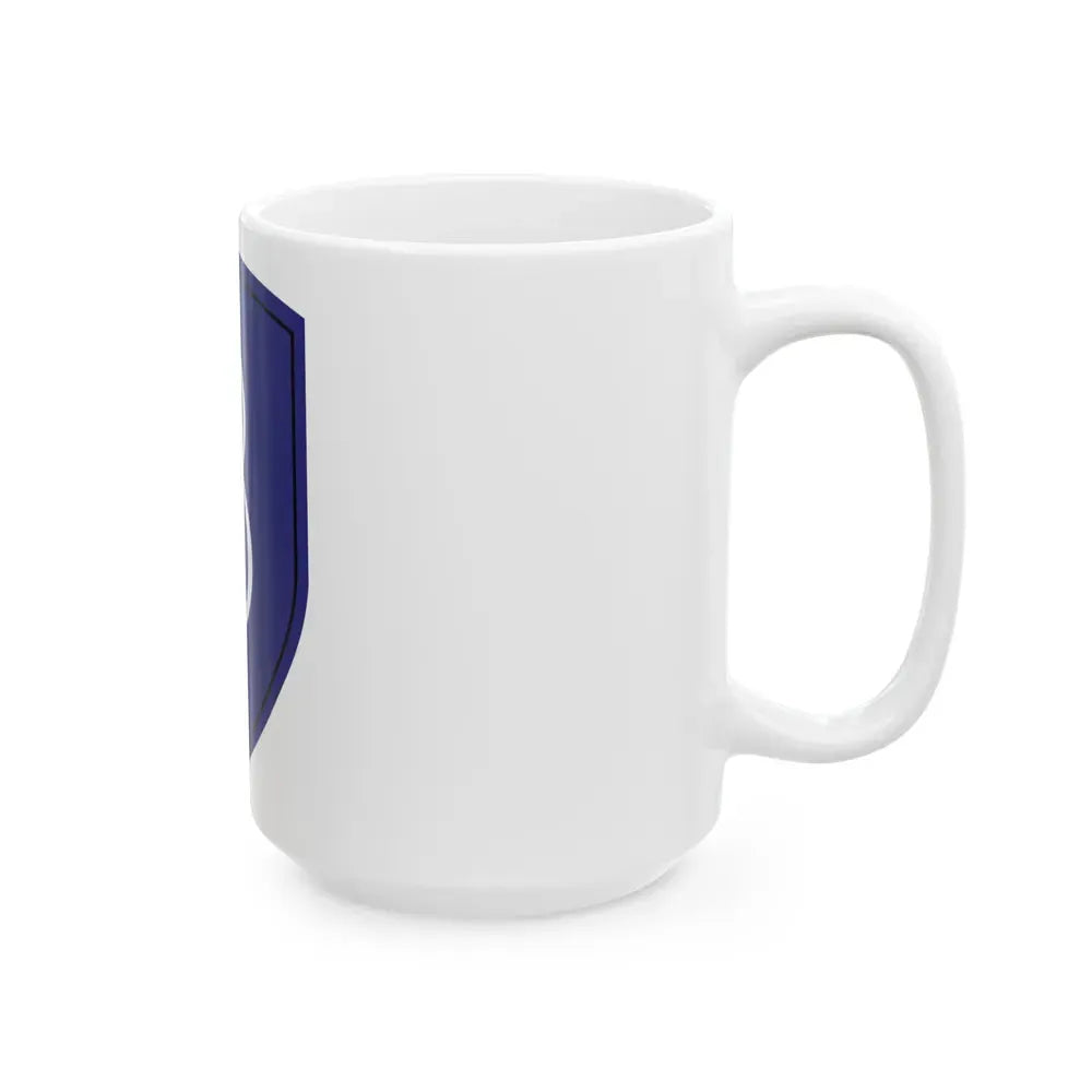 8th Infantry Division patch (U.S. Army) White Coffee Mug - Go Mug Yourself