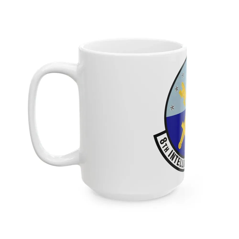 8th Intelligence Squadron (U.S. Air Force) White Coffee Mug - Go Mug Yourself