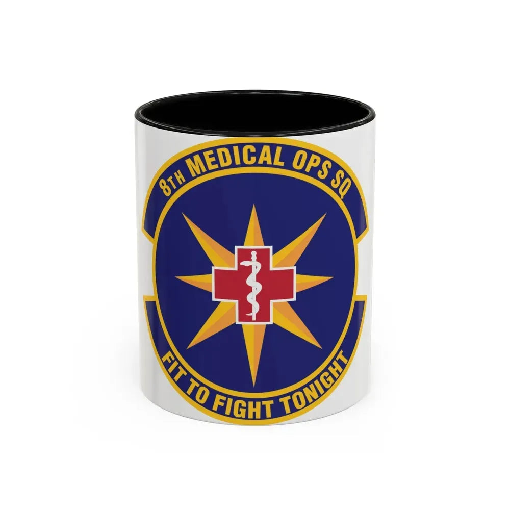 8th Medical Operations Squadron (U.S. Air Force) Accent Coffee Mug 11oz Black - Go Mug Yourself