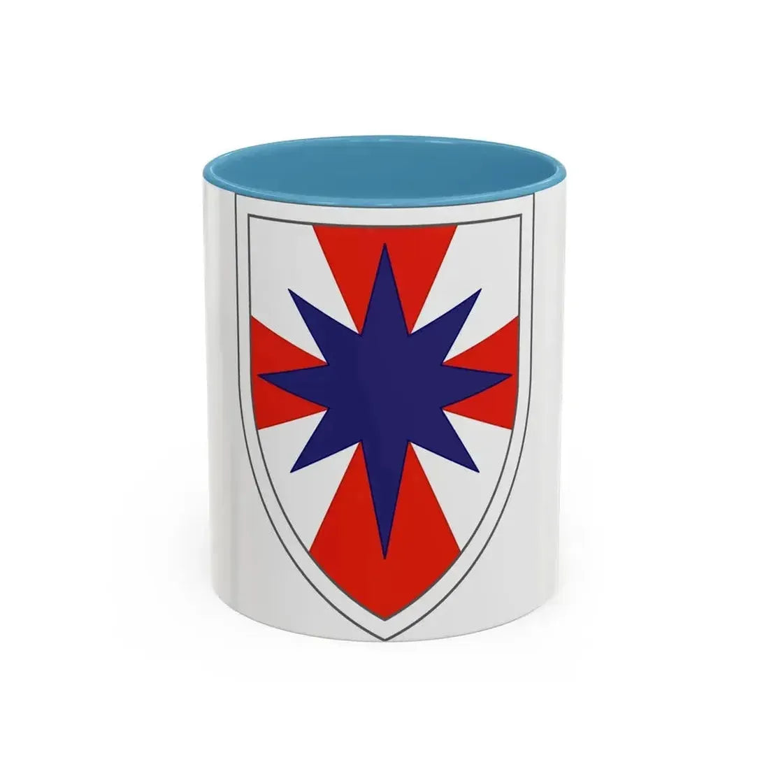 8th Theater Sustainment Command (U.S. Army) Accent Coffee Mug 11oz Light Blue - Go Mug Yourself
