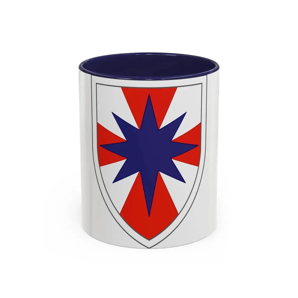 8th Theater Sustainment Command (U.S. Army) Accent Coffee Mug 11oz Navy - Go Mug Yourself