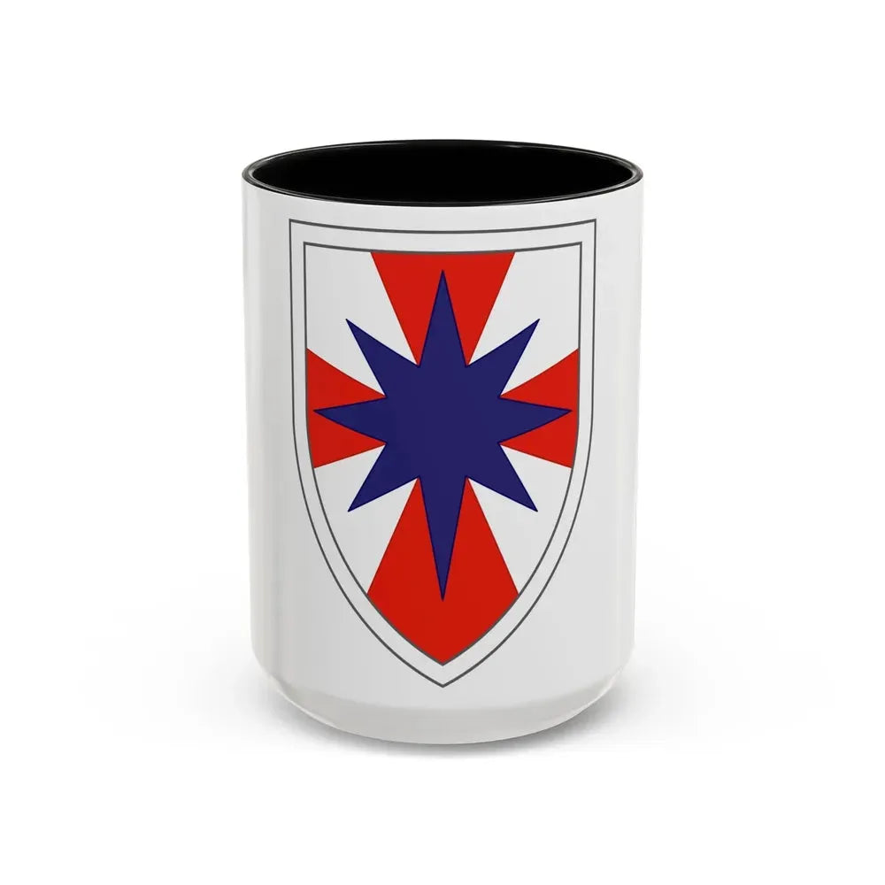 8th Theater Sustainment Command (U.S. Army) Accent Coffee Mug 15oz Black - Go Mug Yourself