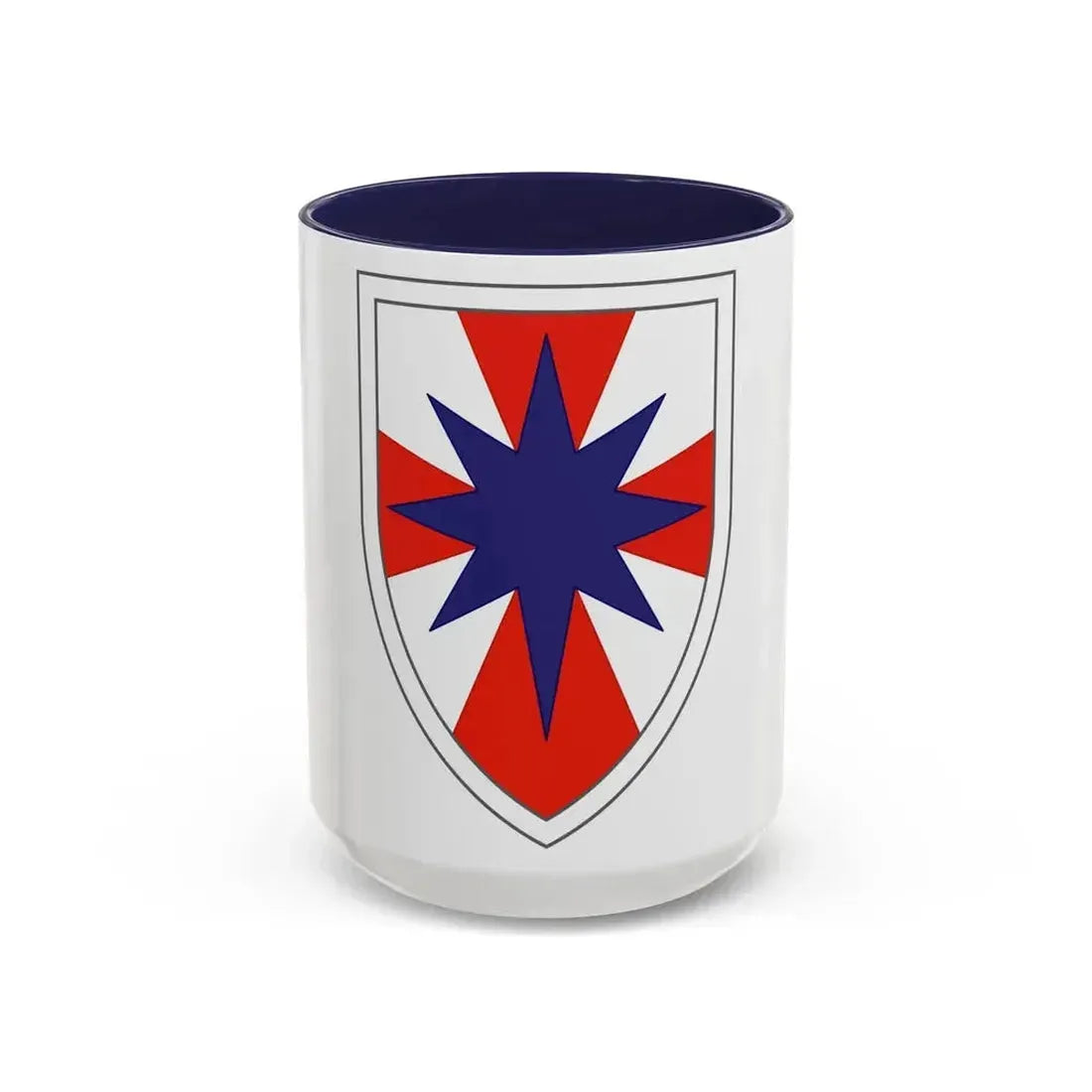 8th Theater Sustainment Command (U.S. Army) Accent Coffee Mug 15oz Navy - Go Mug Yourself