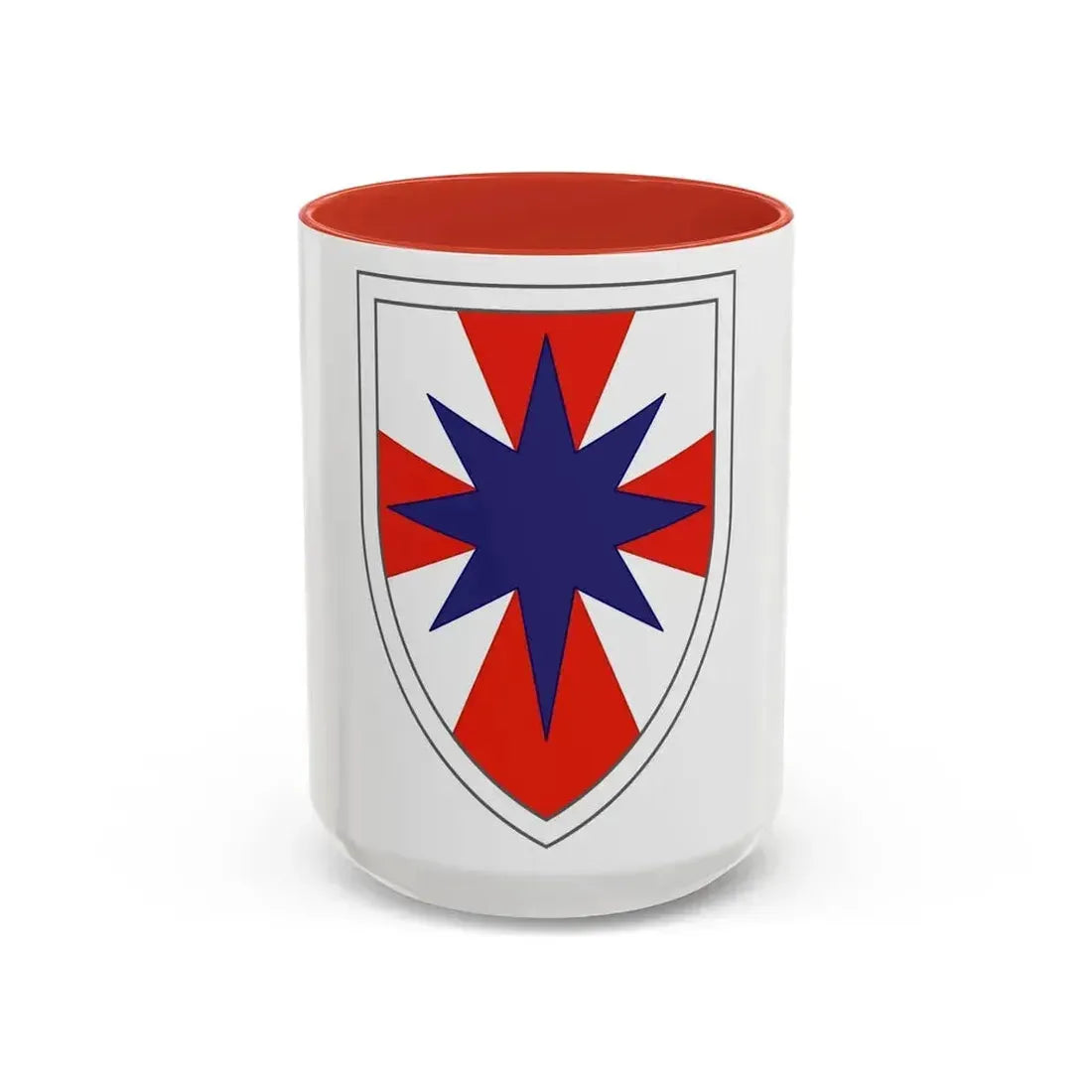 8th Theater Sustainment Command (U.S. Army) Accent Coffee Mug 15oz Red - Go Mug Yourself