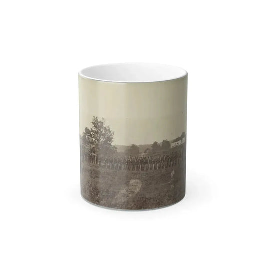 8Th U.S. Infantry at Headquarters Army of Potomac Near Fairfax Court House, Va., June, 1863 (U.S. Civil War) Color Changing Coffee Mug 11oz Default Title 11oz - Go Mug Yourself