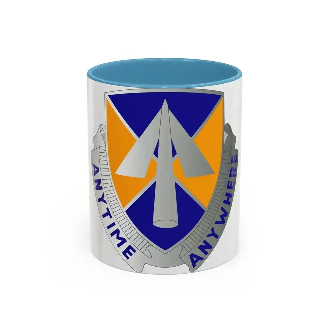 9 Aviation Regiment (U.S. Army) Accent Coffee Mug 11oz Light Blue - Go Mug Yourself