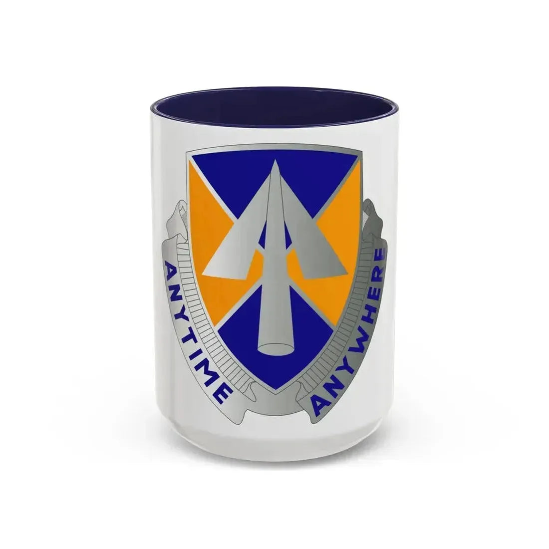 9 Aviation Regiment (U.S. Army) Accent Coffee Mug 15oz Navy - Go Mug Yourself