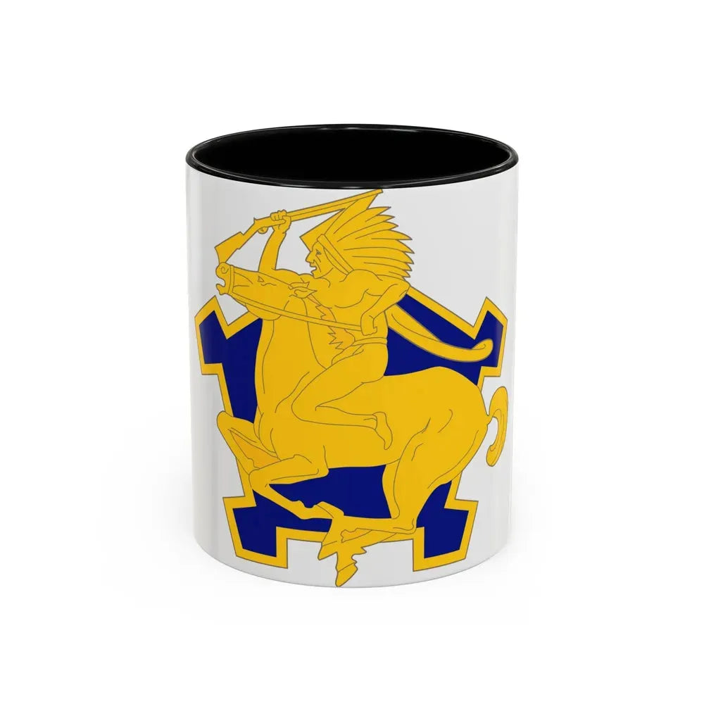 9 Cavalry Regiment (U.S. Army) Accent Coffee Mug 11oz Black - Go Mug Yourself