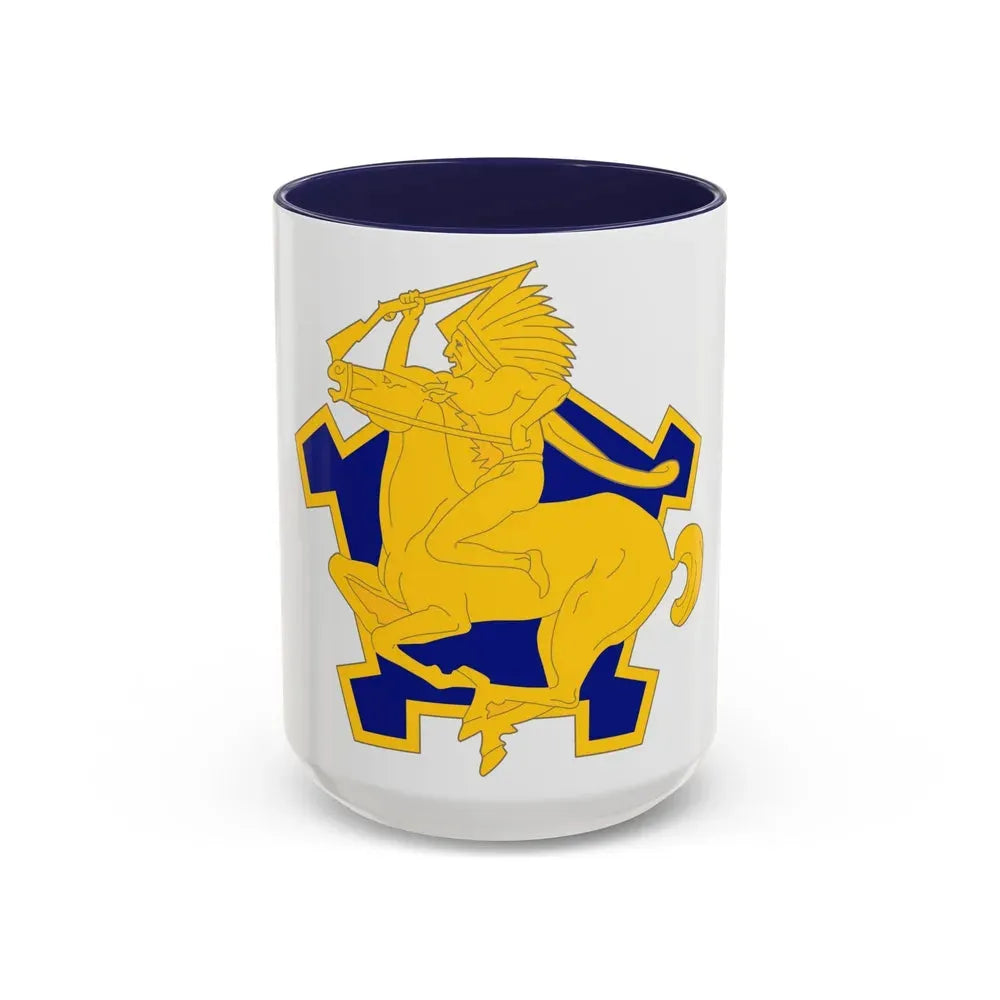 9 Cavalry Regiment (U.S. Army) Accent Coffee Mug 15oz Navy - Go Mug Yourself