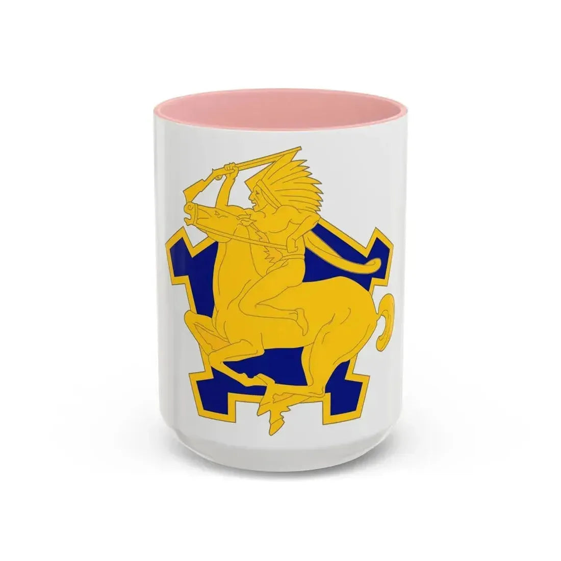 9 Cavalry Regiment (U.S. Army) Accent Coffee Mug 15oz Pink - Go Mug Yourself