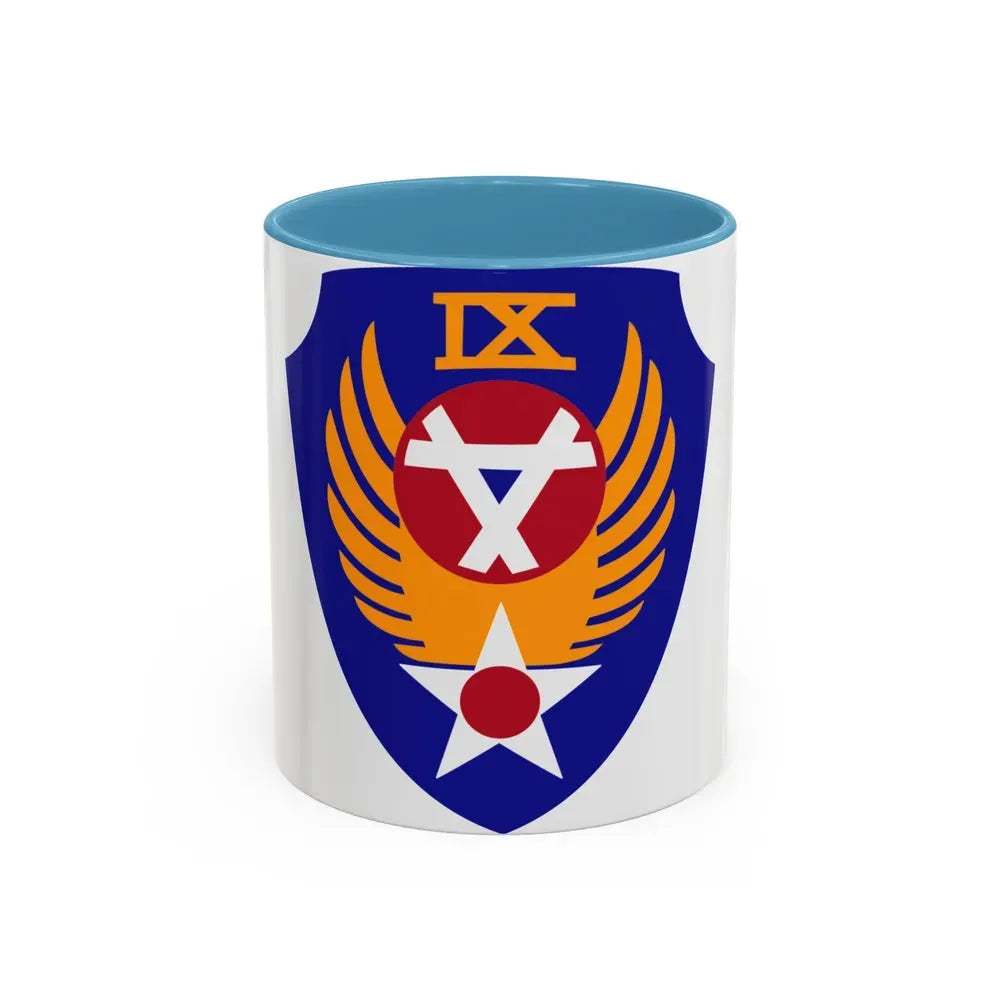 9 Engineer Command (U.S. Army) Accent Coffee Mug 11oz Light Blue - Go Mug Yourself