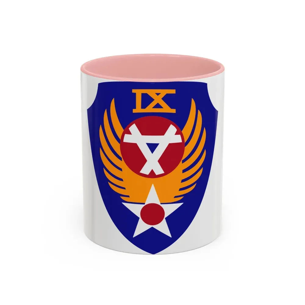 9 Engineer Command (U.S. Army) Accent Coffee Mug 11oz Pink - Go Mug Yourself