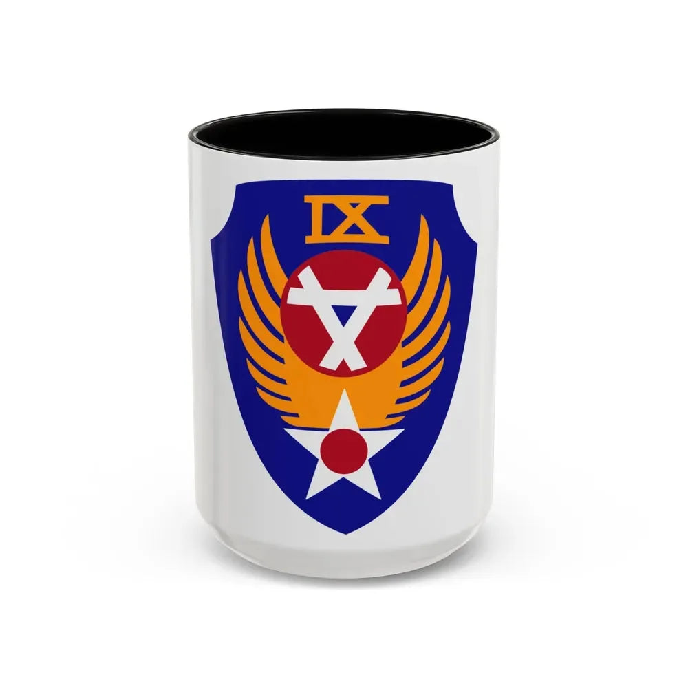 9 Engineer Command (U.S. Army) Accent Coffee Mug 15oz Black - Go Mug Yourself