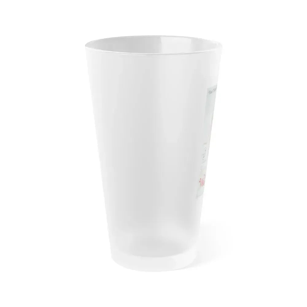 9 LIVES OF A WET PUSSY CAT 1976 Movie Poster - Frosted Pint Glass 16oz - Go Mug Yourself