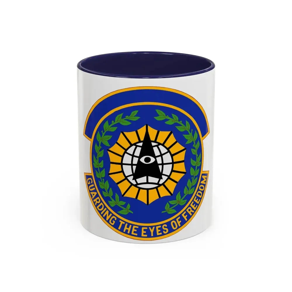9 Security Forces Squadron ACC (U.S. Air Force) Accent Coffee Mug 11oz Navy - Go Mug Yourself
