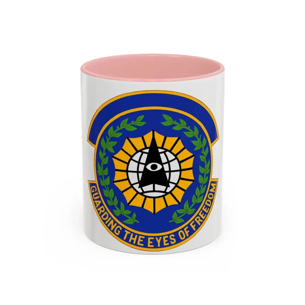 9 Security Forces Squadron ACC (U.S. Air Force) Accent Coffee Mug 11oz Pink - Go Mug Yourself