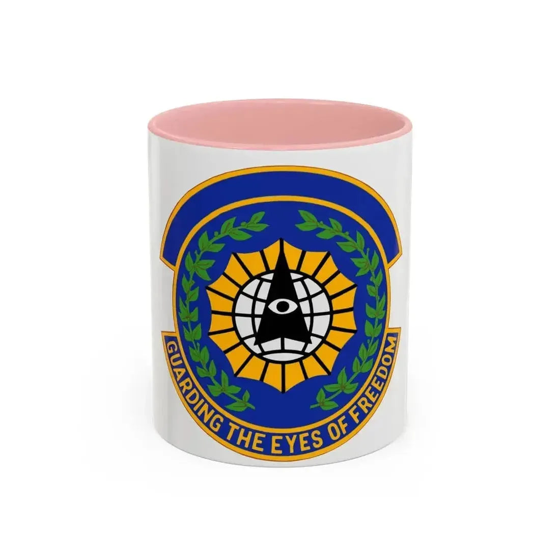9 Security Forces Squadron ACC (U.S. Air Force) Accent Coffee Mug 11oz Pink - Go Mug Yourself