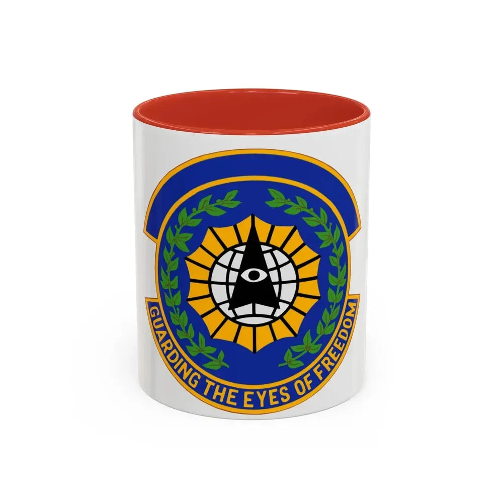 9 Security Forces Squadron ACC (U.S. Air Force) Accent Coffee Mug 11oz Red - Go Mug Yourself