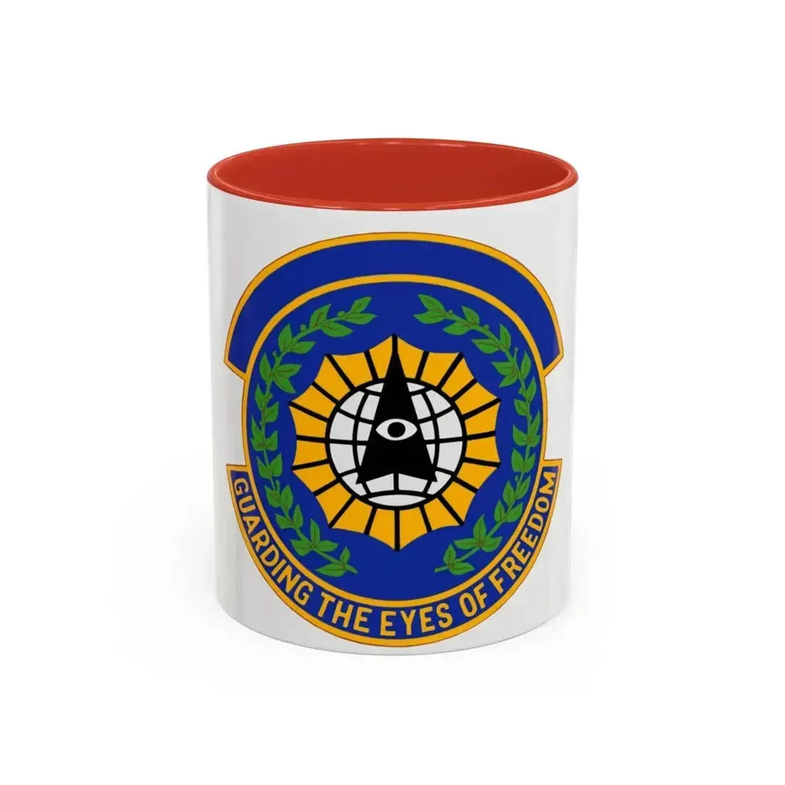 9 Security Forces Squadron ACC (U.S. Air Force) Accent Coffee Mug 11oz Red - Go Mug Yourself