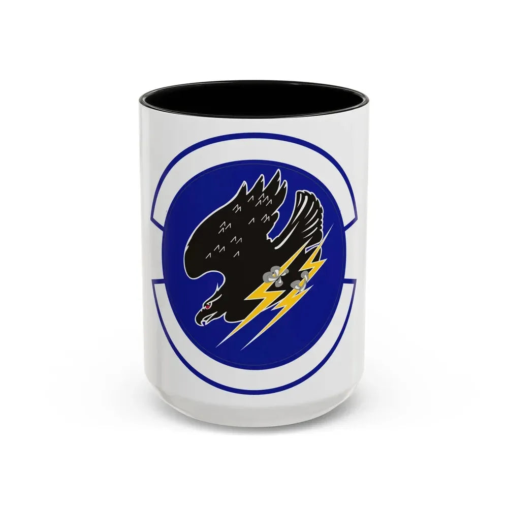 9 Space Operations Squadron AFRC (U.S. Air Force) Accent Coffee Mug 15oz Black - Go Mug Yourself
