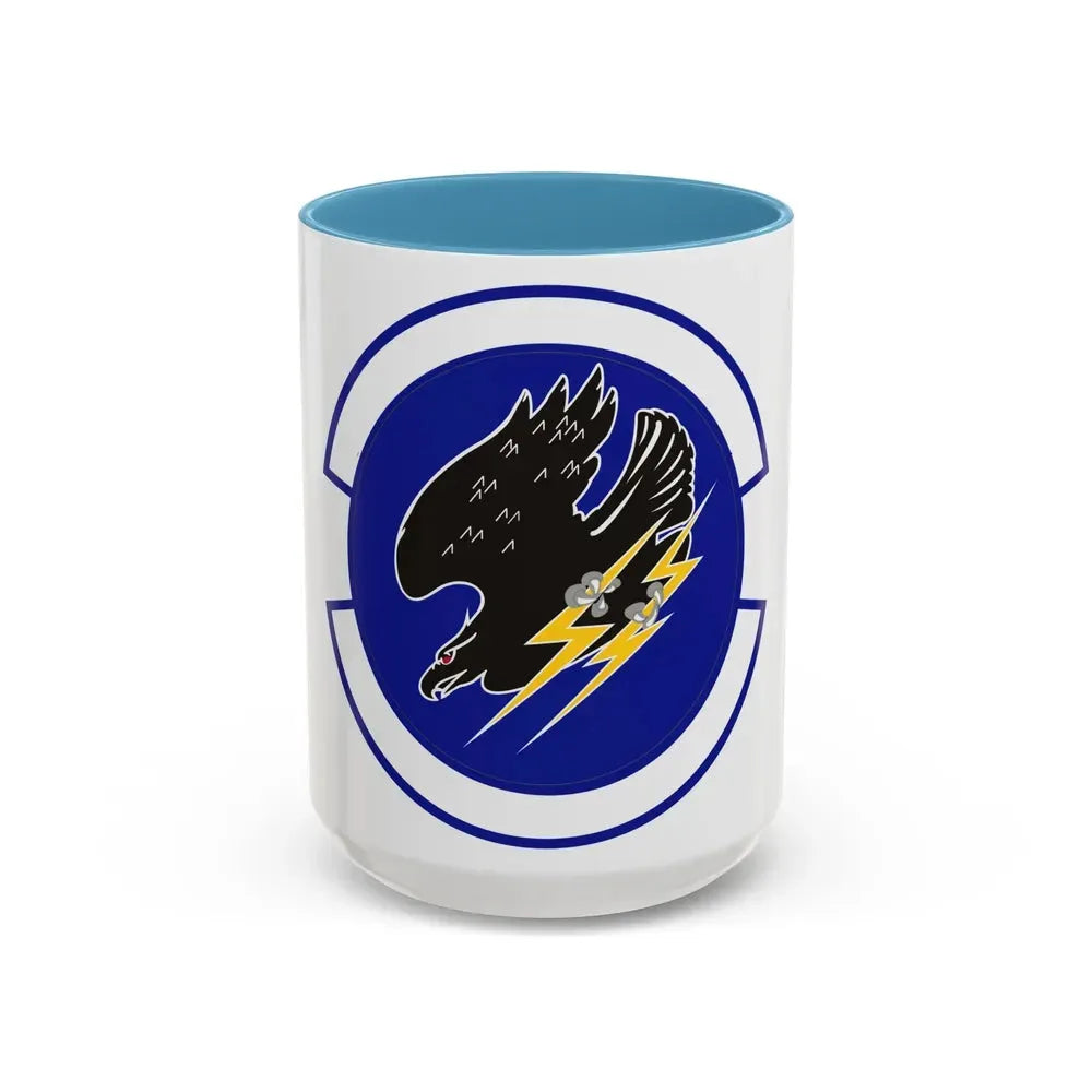 9 Space Operations Squadron AFRC (U.S. Air Force) Accent Coffee Mug 15oz Light Blue - Go Mug Yourself